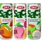 Напитки SACS OKF с кусочками фруктов