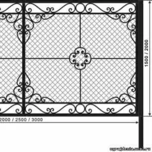 Металлические сварные заборы и ограждения.