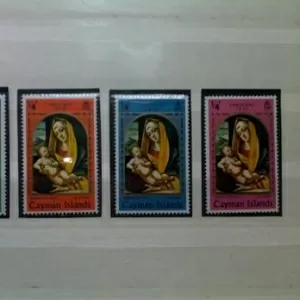 почтовые марки Бритайской колонии .живопись                      