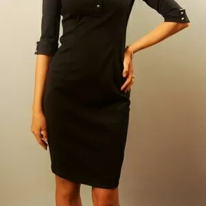 Черное платье Victoria Beckham. Осень-зима 2012/2013