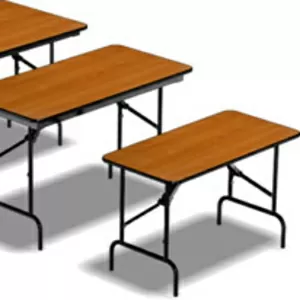 Складные столы,  стулья и скамейки