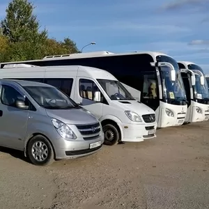 Перевозка пассажиров  автобусами и микроавтобусами в Москве.