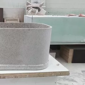 Изготовление нестандартных моек из искусственного камня TRISTONE