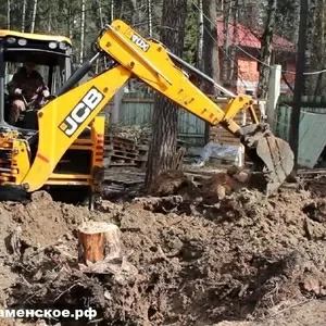 Услуги экскаватора-погрузчика Раменское/гидромолот