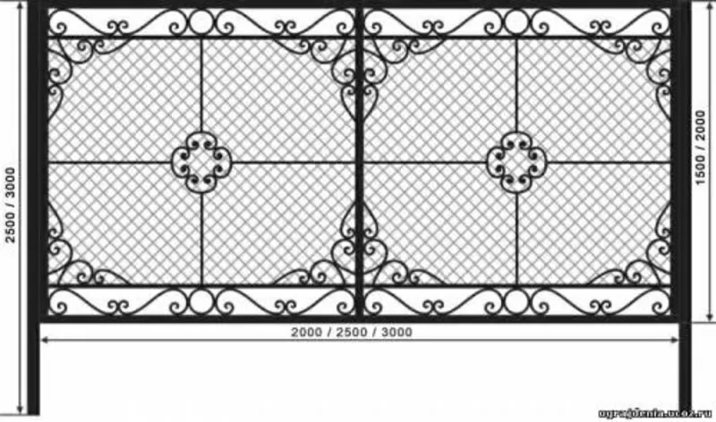 Металлические сварные заборы и ограждения.