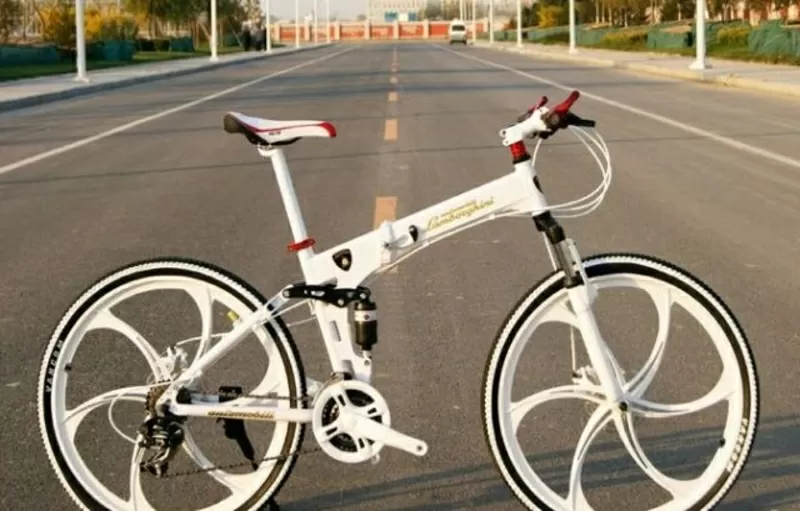 Велосипед на литых дисках Lamborghini