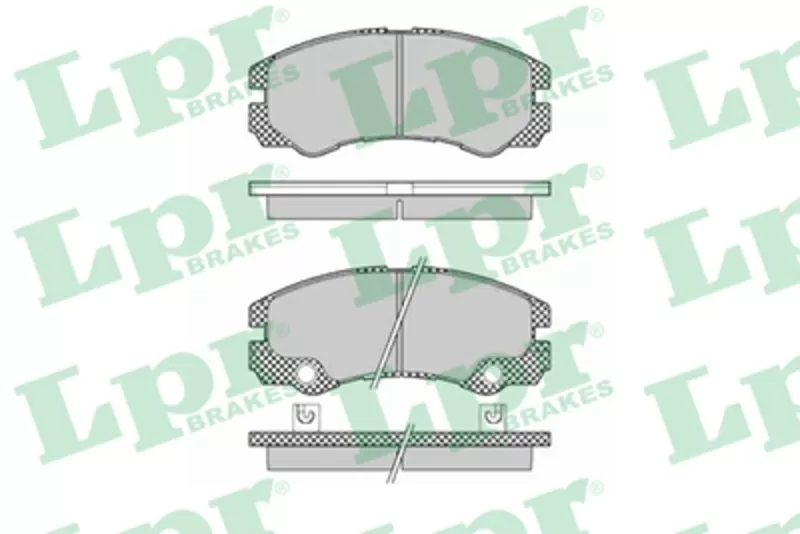 Колодки тормозные OPEL FRONTERA B 2.2, 2.2D, 3.2 98- передние
