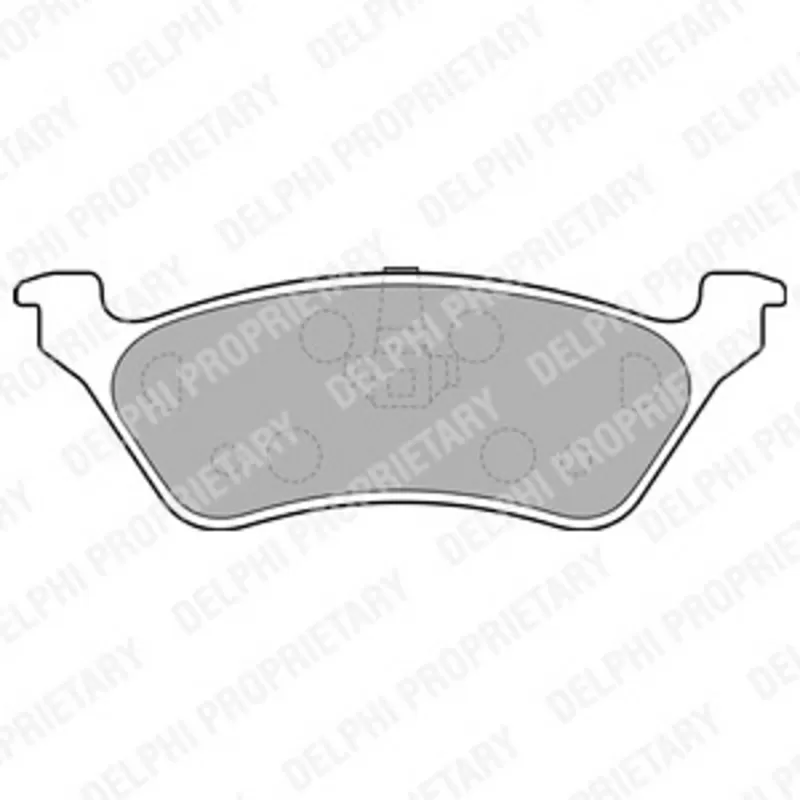 Колодки тормозные CHRYSLER VOYAGER, DODGE CARAVAN 95-, JEEP CHEROKEE 01-