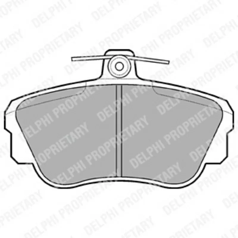 Колодки тормозные VOLVO 440, 460, 480 87-96 передние