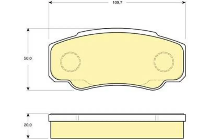Колодки торм.бар.CITROEN JUMPER, FIAT DUCATO, PEUGEOT BOXER 94-02