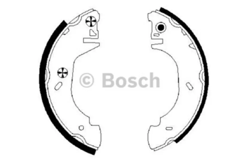 Колодки торм.бар.FORD TRANSIT 2.0, 2.5D 94-00 (D=254мм)