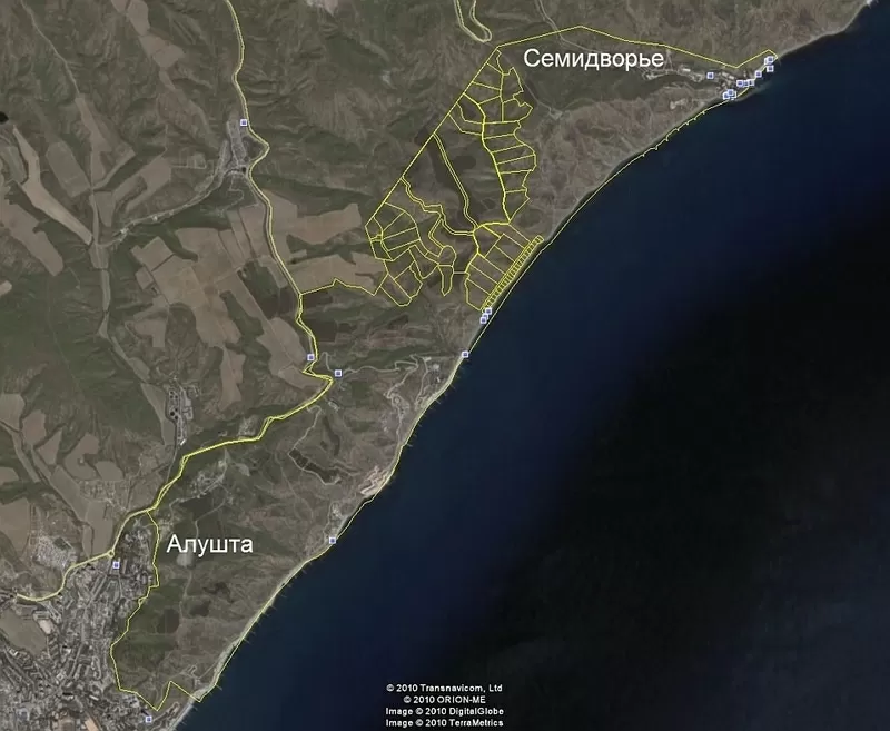 10 соток в Большой Алуште (Крым) в 250 метрах от моря! 3