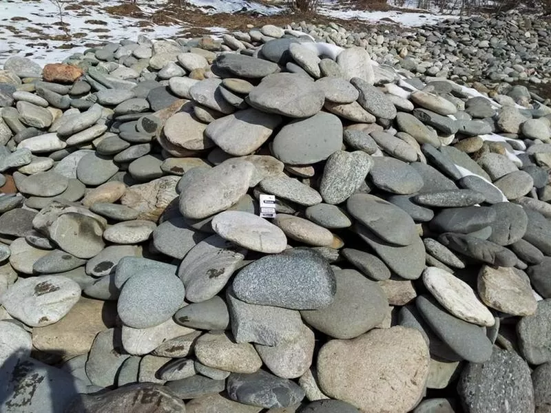 Ландшафтный, отделочный камень, песчаник,  галька,  валун 7