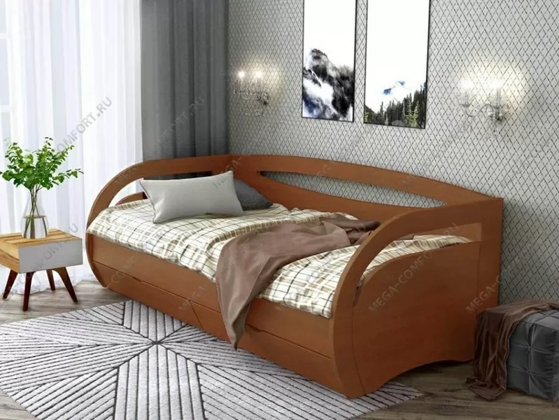 Кровать с тремя спинками «КАРУЛЯ-2» 6