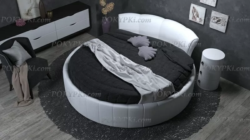«Жемчужина» - круглая кровать 7