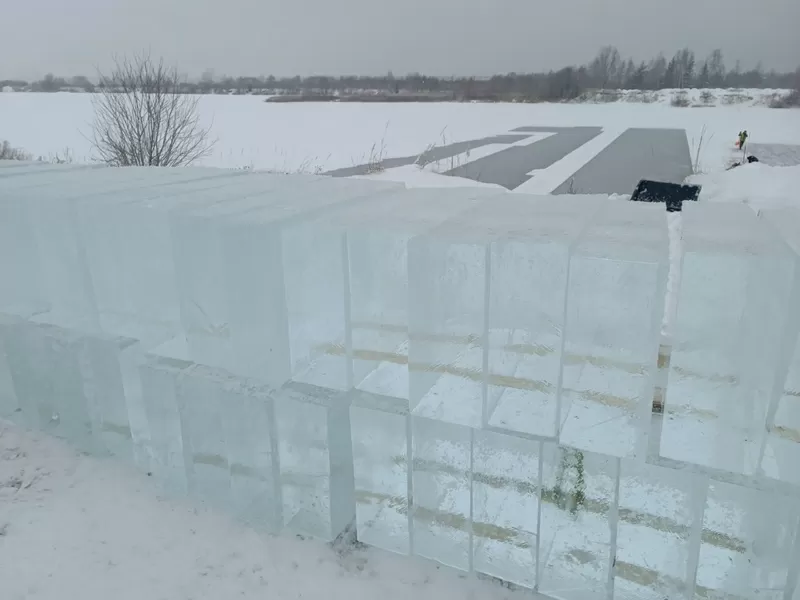 Лед, блоки льда для скульптур,  лед строительный 2