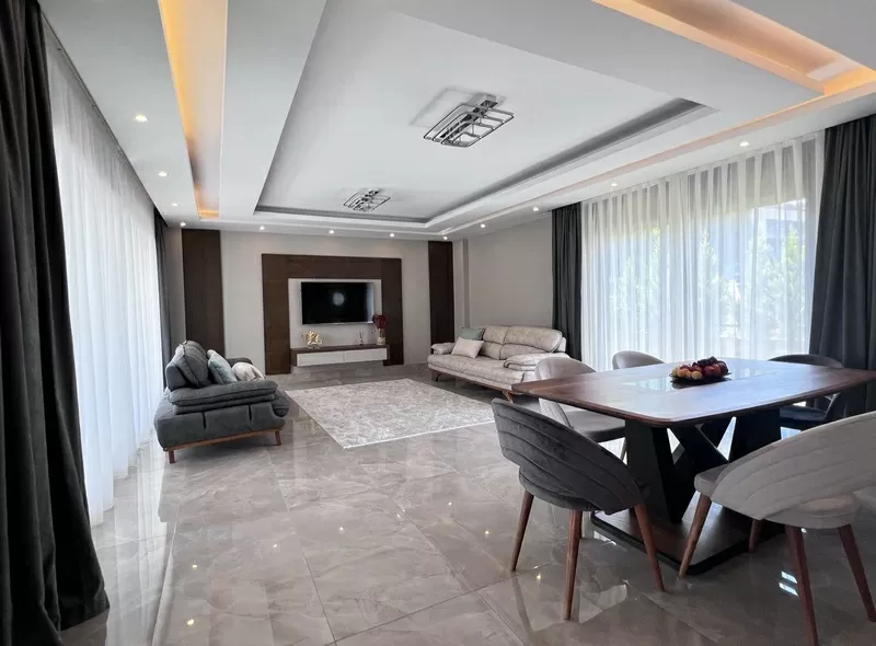 Вилла 3+1 в регионе Кемер, пос. Чамьюва (Турция) — 200 м от моря. 4