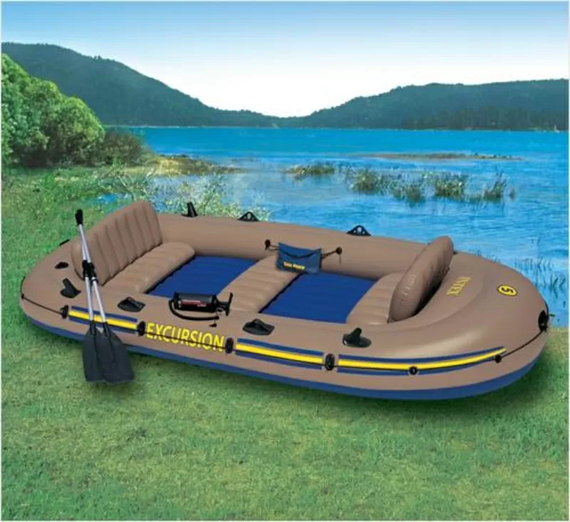 Пятиместная надувная лодка,  грузоподъемностью до 500к